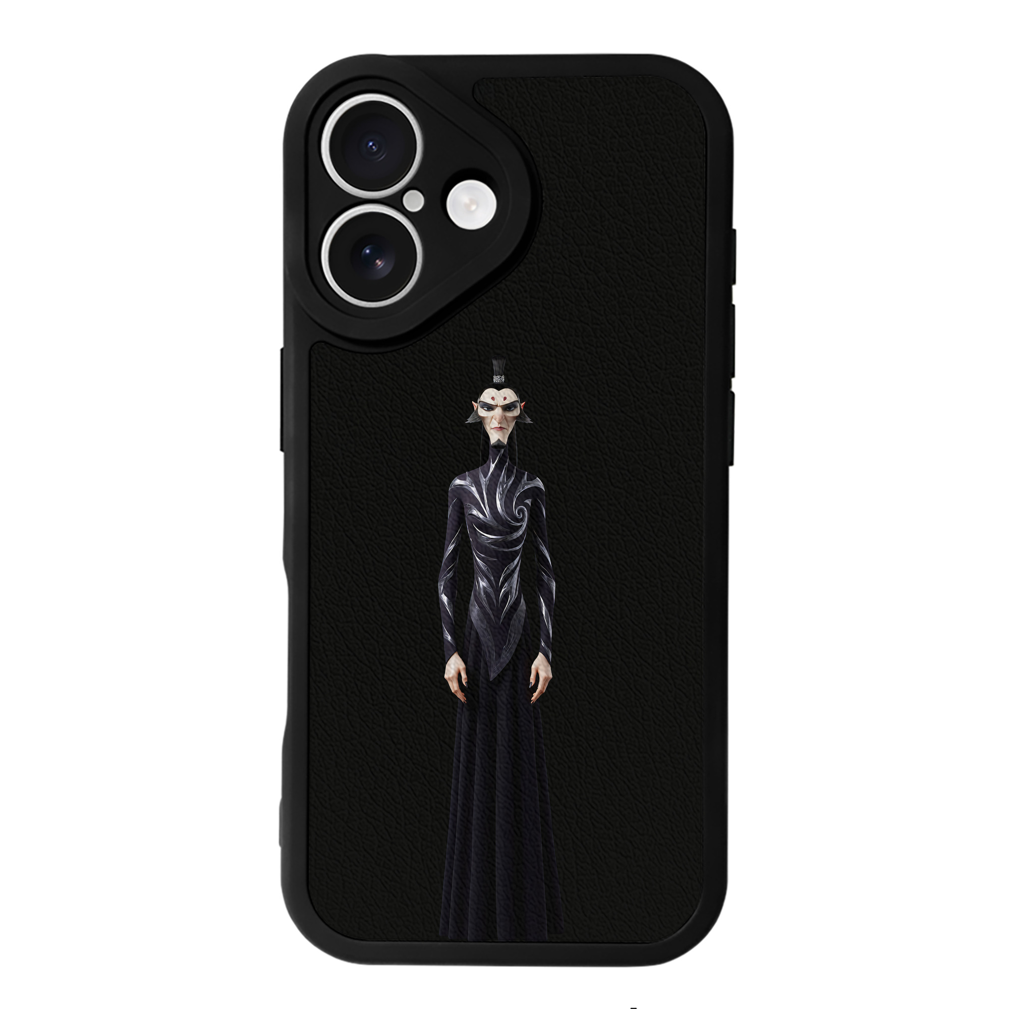 （画像用） Ne Zha 2 ナタ 魔童の大暴れ 【iPhone 16シリーズ対応】シリコンスマホケース（レザー調） 材質：シリコン